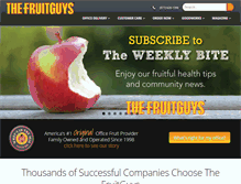 Tablet Screenshot of fruitguys.com